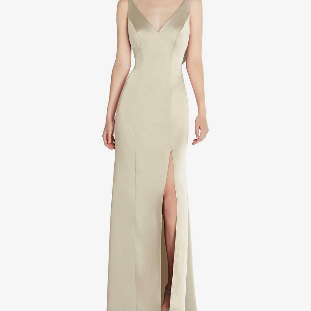 Champagne bridesmaid/cocktail dress